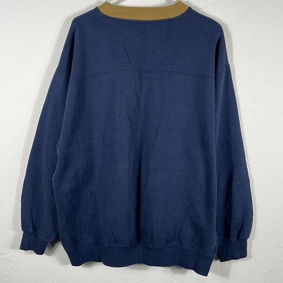 🔥🏈 Vintage ST.LOUIS RAMS NFL Embroidered Heavy Crewneck Sweatshirt Sz XL - GUC - Picture 7 of 10
